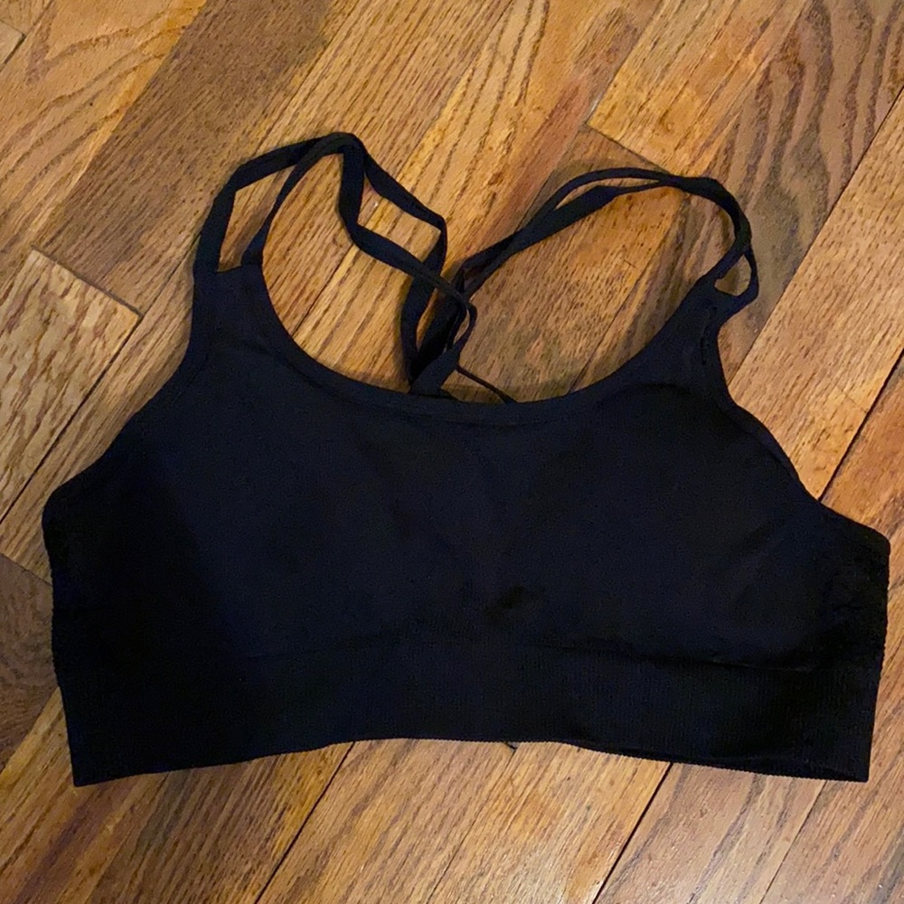 Shein Black sports bra